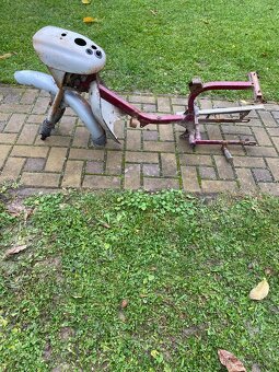 Jawa 50 typ 21 sport rám s TP a původní malou spz - 2