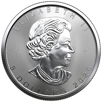 Maple leaf 1 Oz stříbrná mince 2020 - 2