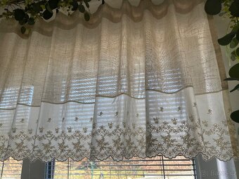 Zaclony provance venkovsky styl 2 ks - 2