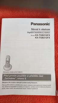 Digitální bezdrátový telefon Panasonic - Nové - 2