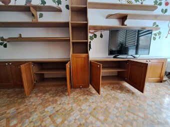 Obývací stěna dřevo - 2