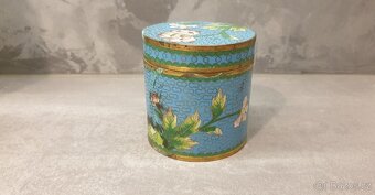 Tabáková dóza - cloisonné - 2