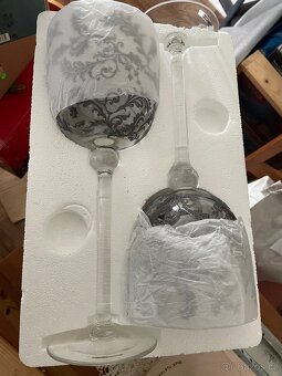 Vánoční svícny ze skla - 2