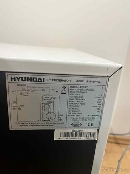 Hyundai lednička model RSB050WW7 - 2