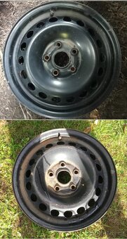 5X112r15 plechové disky - 2