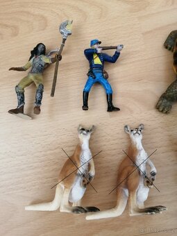 Figurky Schleich atd – voják, klokan, polární liška - 2