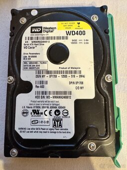 HDD SATA Western Digital 40GB a 80GB a IDE Seagate 40GB - 2