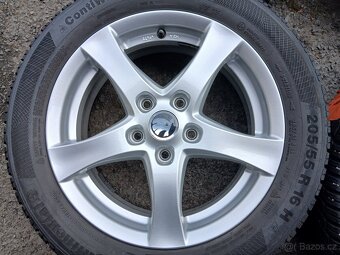 Prodám sadu ALU kol Borbet 205/55R16 zimní - 2