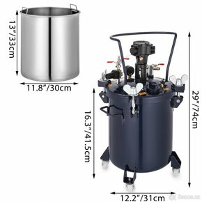 Tlakový zásobník na barvu, automatický 30L - 2