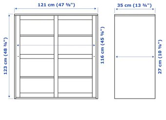 Skleněná vitrína HAVSTA, Ikea - 2