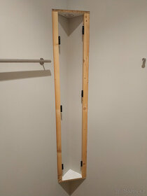Rohové ZRCADLO 165x30cm, 6ks - 2