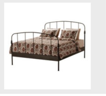 MANZELSKA POSTEL IKEA LILLESAND 180X200 S ROŠTY - 2