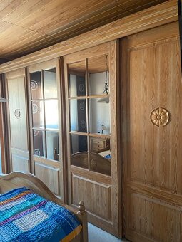 Masivní ložnice, kartáčovaná pinie(3475) - 2