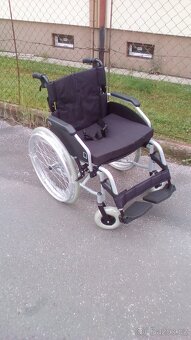INVALIDNÍ VOZÍK-45 cm -ZADNÍ BRZDY-ZASÍLÁM PO ČR - - 2