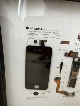 sběratelský Apple iPhone 4 zarámovaný (GRID) - 2