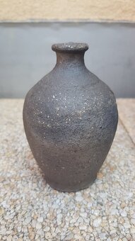 Stará hliněná váza 12cm - 2