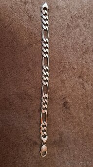 Stříbrný náramek 20cm - 2