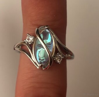 Nové stříbrné prstýnky punc 925 - 2