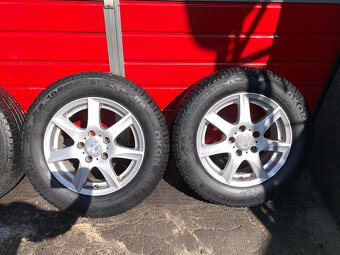 Alu kola 15" 6J ET48 zimní pneu 195/65/R15 - 2