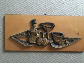 plastika 1970, vice druhu, cernoska, Kleopatra, rezba drevo - 2