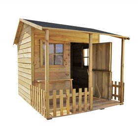 Detský drevený záhradný domček - 2
