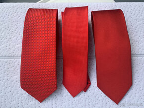 Kravata, odstíny červené barvy - 2