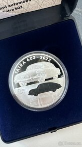 Stříbrná mince 500 Kč 2023 Osobní automobil Tatra 603 proof - 2