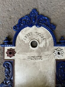 Litinové umyvadlo výlevka - 2