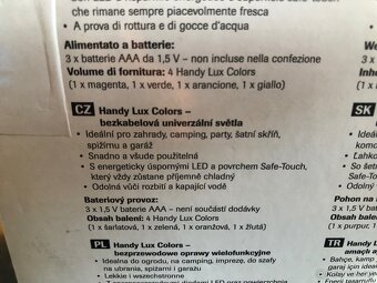 Handy Lux Colours bezdrátové led svítidlo - 2