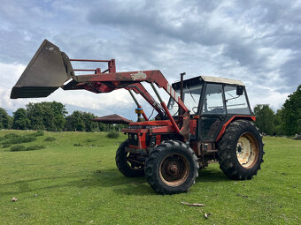 Zetor 7245 s čelním nakladačem s SPZ - 2