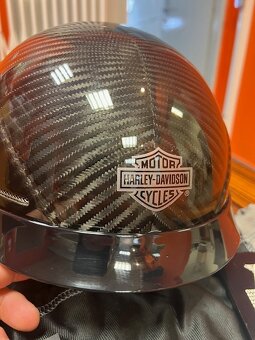 Harley Davidson-originál nová Carbon kevlar helma - 2