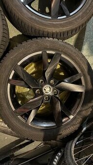 Alu kola 4x Škoda Octavia iV 205/55 R17 Zimní - 2