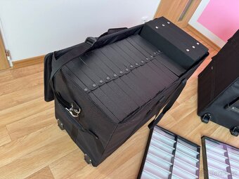 Profesionální 2ks kufry Techgal a 22 kazet na brýle NOVÉ - 2
