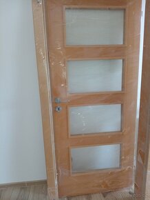 Prodám dveře se zárubní Sapeli 80  Swing Komfort - 2