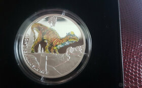 Stříbrná mince Pravěký svět - Pachycephalosaurus proof (2022 - 2