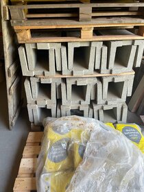 Kabelový žlab betonový KZ III 36ks + Zakrývací desky - 2