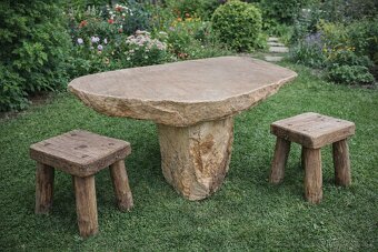 Kamenné kávové stolky - 2