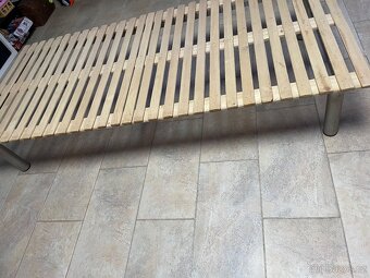 Kovový rám postele včetně roštu - 2