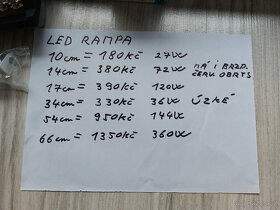 LED SUPER pracovní rampy délka od 10cm 27W do 66cm 360w - 2