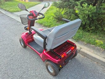 Čtyřkolový elektrický skútr pro seniory dvoumístný - 2
