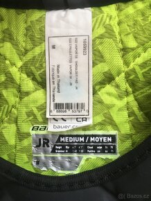 Hokejová vesta s chrániči Bauer Vapor 3X, velikost JR Medium - 2