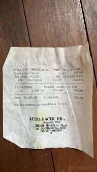 Originální přední tlumiče Škoda 120 - nové z roku 1998 - 2