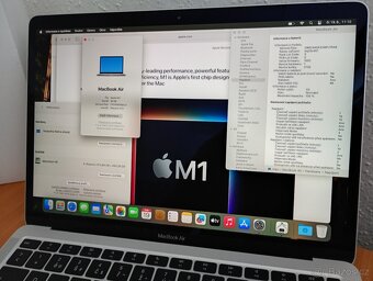 Macbook Air 13 palců M1 chip 16GB RAM 512 SSD 36 cyklů - 2