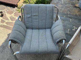 2 x chromové křeslo - za obě 800,- - 2