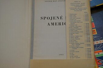 Mapy Poznáváme svět 1965 8 dílů - cena za vše - 2