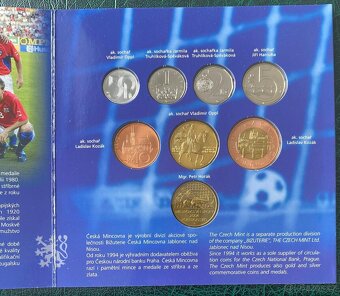 ČNB -sada oběžných mincí -2004 mistrovství Evropy ve fotbale - 2