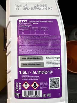 Ravenol ETC Chladicí kapalina(červená) g12/ G13 - 2