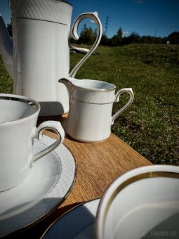 Čajová souprava Winterling Bavaria – porcelán se zlatou link - 2