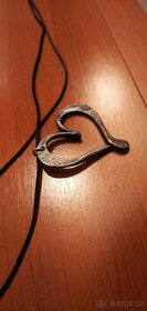 Kované srdíčka,srdce,přívěšek - 2