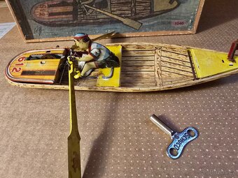 SCHUCO 612 Loďka veslařský nalíčení s krabicí - 2